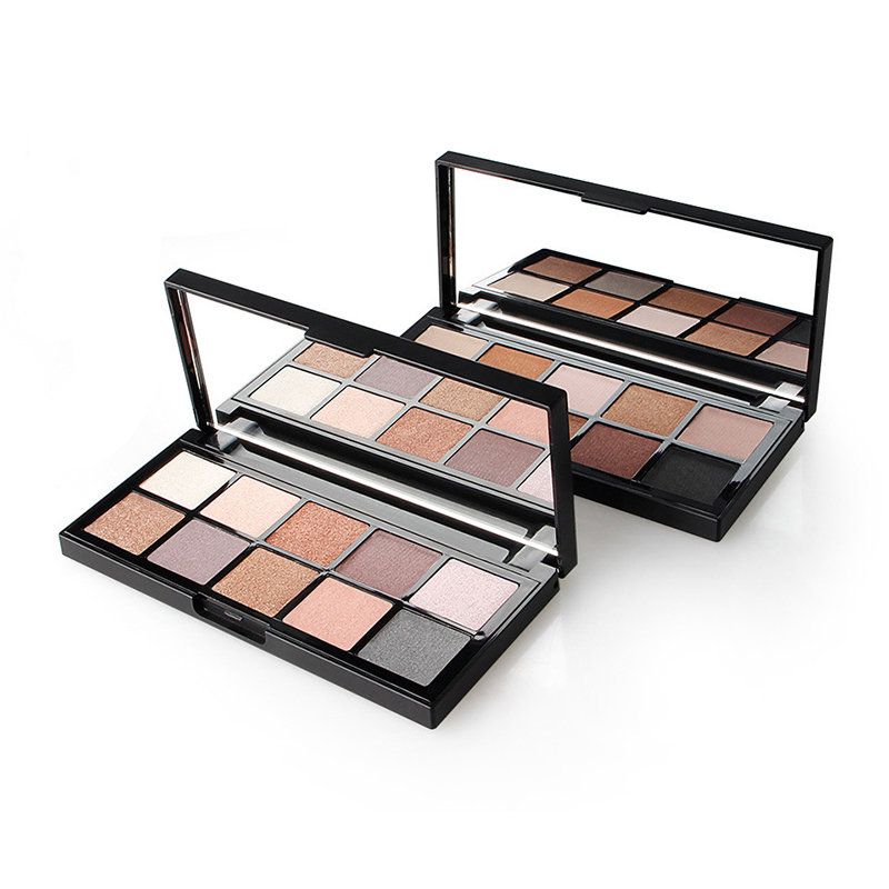 10 Colours Smoky Eye Shadow Palette Shimmer Glitter Color Dugotrajna Paleta Sjenila Za Oči