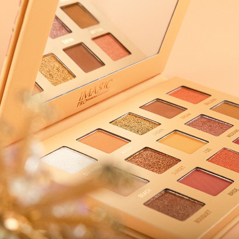 15 Boja Biserno Polarizirane Palete Sjenila Za Oči Dugotrajna Svjetlucava Paleta Za Oči Matte Shimmer Palette