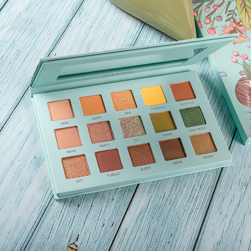 15 Boja Biserno Polarizirane Palete Sjenila Za Oči Dugotrajna Svjetlucava Paleta Za Oči Matte Shimmer Palette