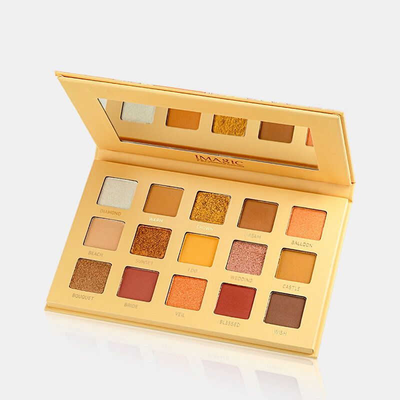 15 Boja Biserno Polarizirane Palete Sjenila Za Oči Dugotrajna Svjetlucava Paleta Za Oči Matte Shimmer Palette