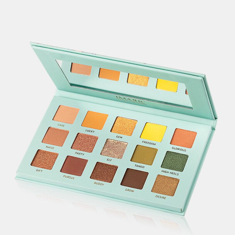 15 Boja Biserno Polarizirane Palete Sjenila Za Oči Dugotrajna Svjetlucava Paleta Za Oči Matte Shimmer Palette