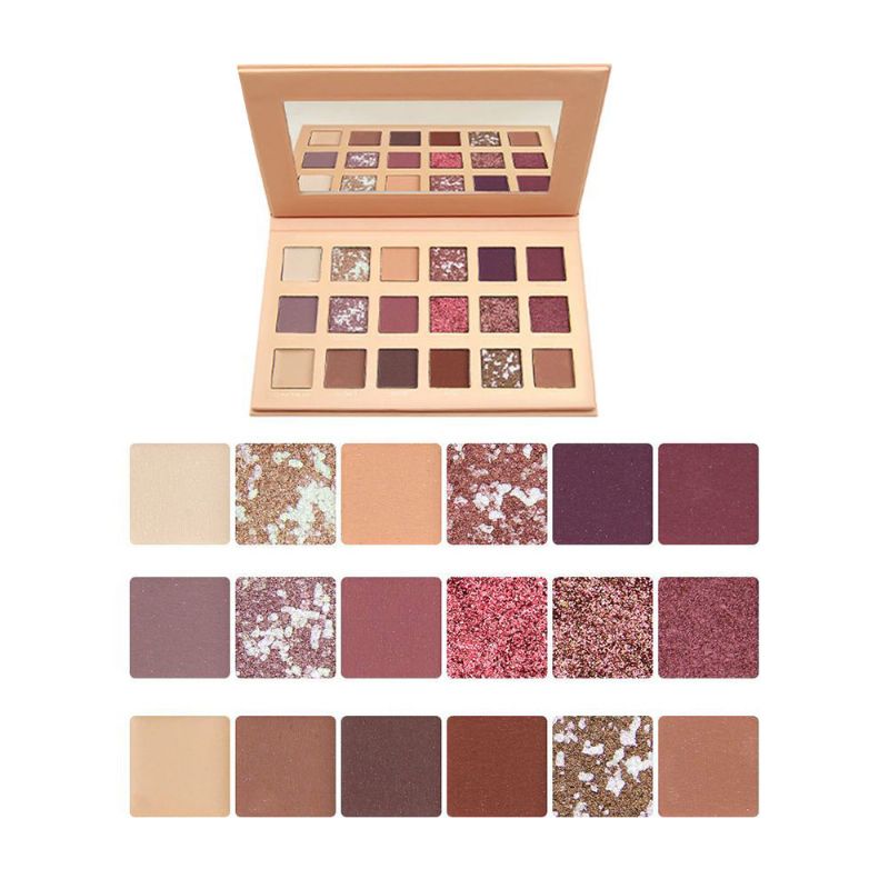 18 Colour Desert Rose Eye Shadow Disc Matte Pearlescent Eye Za Studente Početnike Popularni Alat Za Šminkanje Eyeshadow