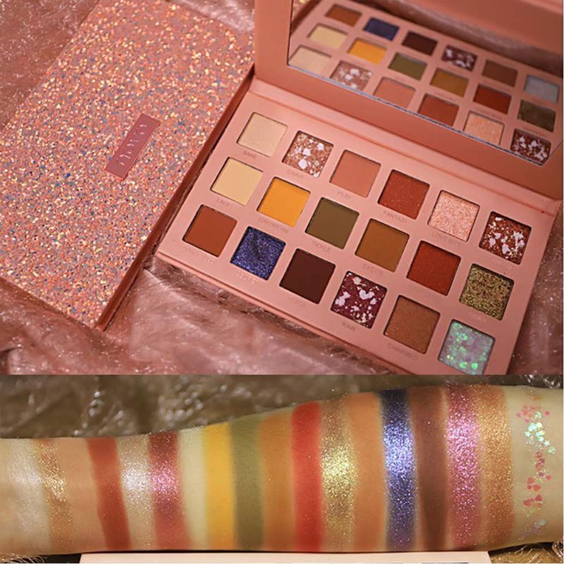 18 Colour Desert Rose Eye Shadow Disc Matte Pearlescent Eye Za Studente Početnike Popularni Alat Za Šminkanje Eyeshadow