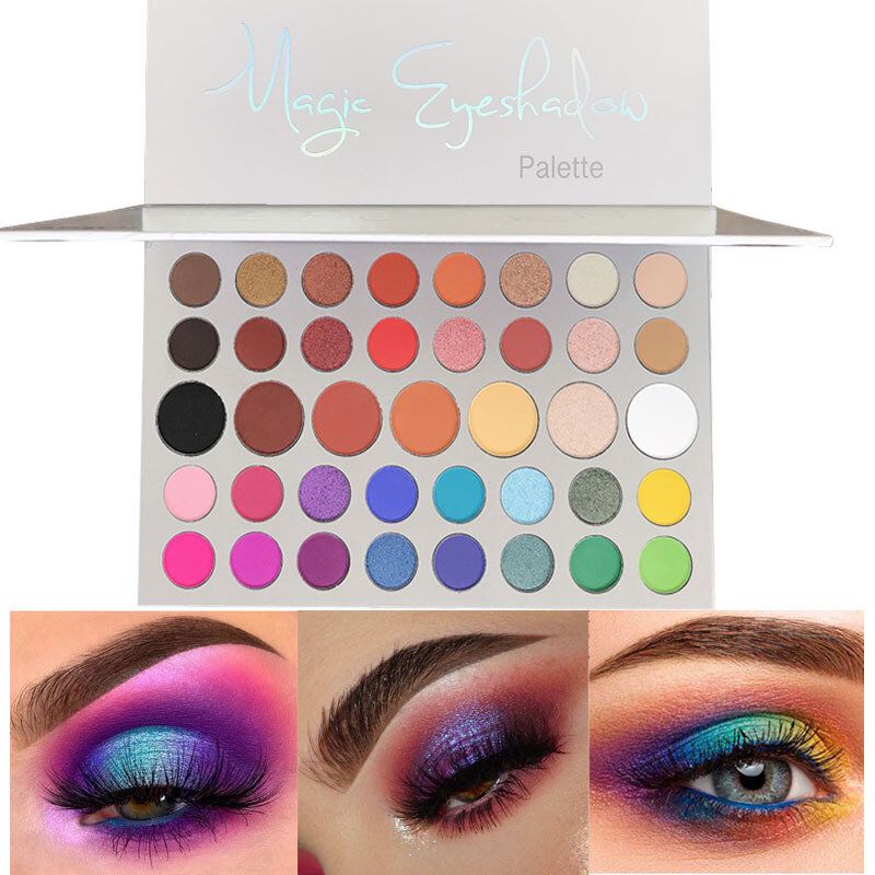 39 Boja Sjenila Za Oči Pearlescent Earth Color Shimmer Eye Shadow Palette Nature Smoky Matte Pallete Glitter Eye Makeup