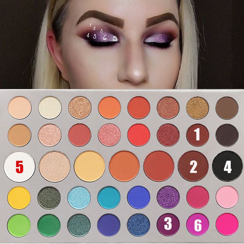 39 Boja Sjenila Za Oči Pearlescent Earth Color Shimmer Eye Shadow Palette Nature Smoky Matte Pallete Glitter Eye Makeup