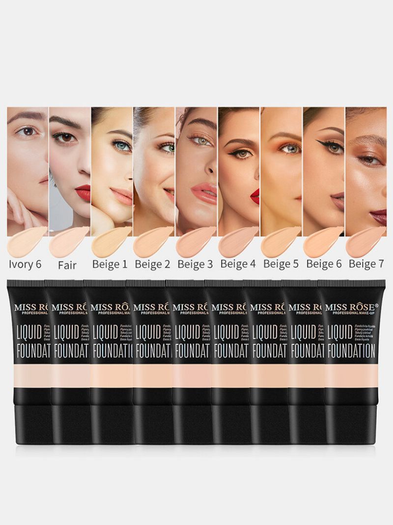 9 Colors Face Liquid Foundation Full Coverage Vodootporna Krema Za Korektor Za Lice