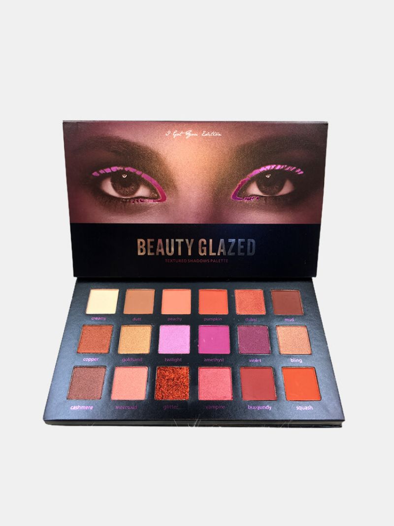 Beauty Glazed Mat Svjetlucava Paleta Sjenila Šminka Za Oči Prirodno Dugotrajno