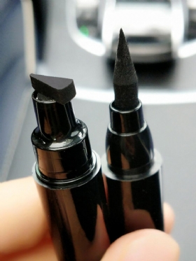 cmaadu Double Head Eyeliner Stamp Pen Black Liquid Super Cat Style Point Make Up Tools