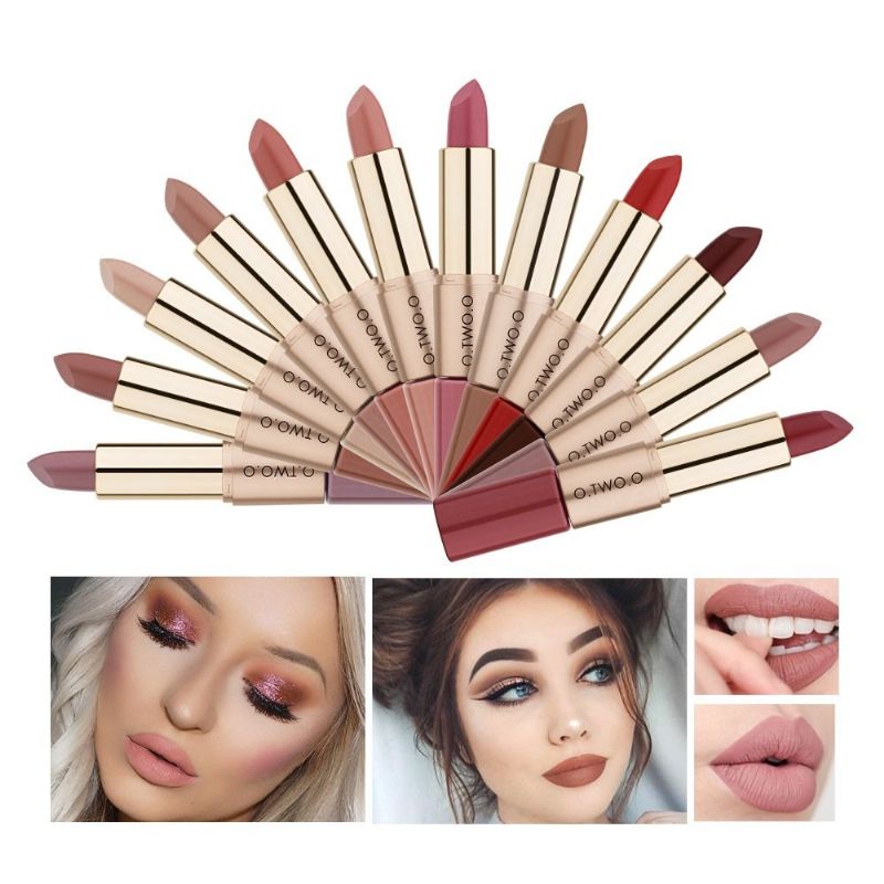 Double-head Natural Dugotrajni Ruž Za Usne Non-stick Cup Matte Lip Gloss 2u1 Ruž Za Šminka Za