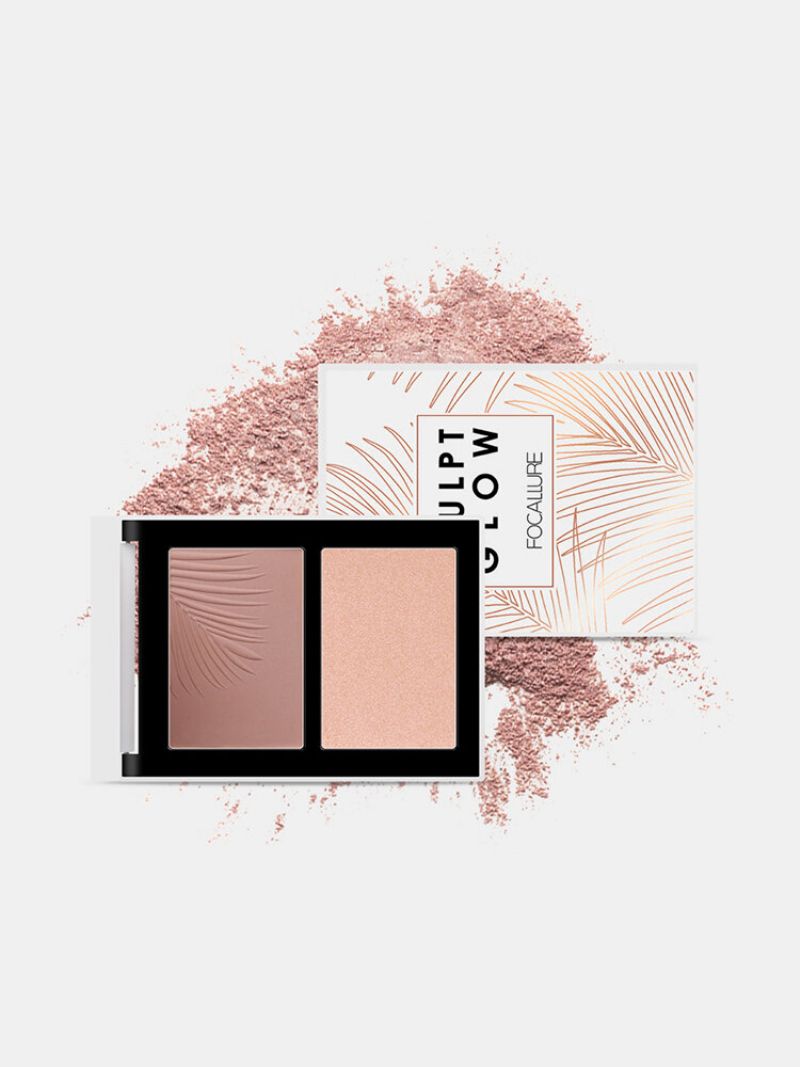 Dvobojna Kombinacija Highlighter Palette Shadow Nose Powder Face Makeup