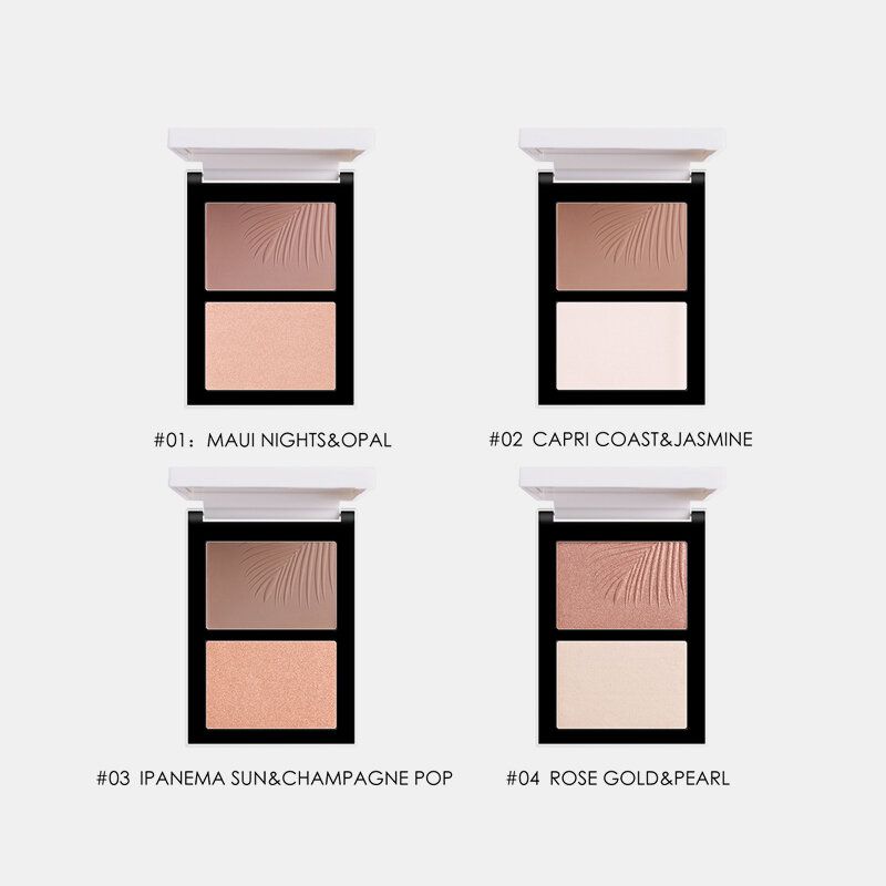 Dvobojna Kombinacija Highlighter Palette Shadow Nose Powder Face Makeup