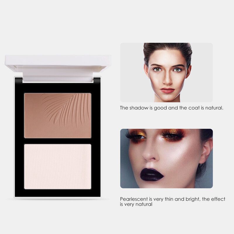 Dvobojna Kombinacija Highlighter Palette Shadow Nose Powder Face Makeup