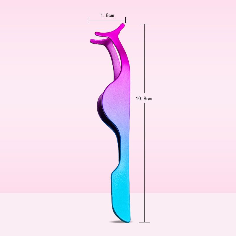 Gradient Plavo Ljubičasta Pinceta Za Uvijanje Trepavica Pomoćni Mali Prijenosni Alat Za Šminkanje