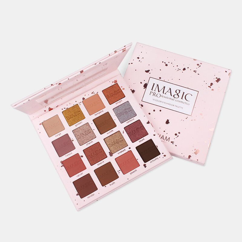 Imagic Charming Svjetlucava Paleta Sjenila Za Oči 16 Boja Nude Matte Shimmer Eyeshadow Palette