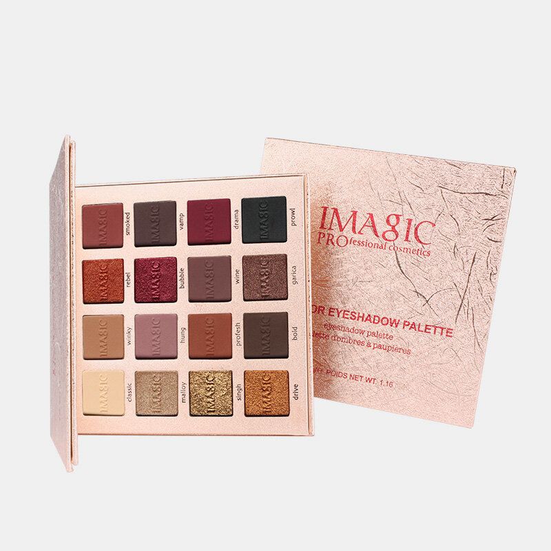 Imagic Charming Svjetlucava Paleta Sjenila Za Oči 16 Boja Nude Matte Shimmer Eyeshadow Palette