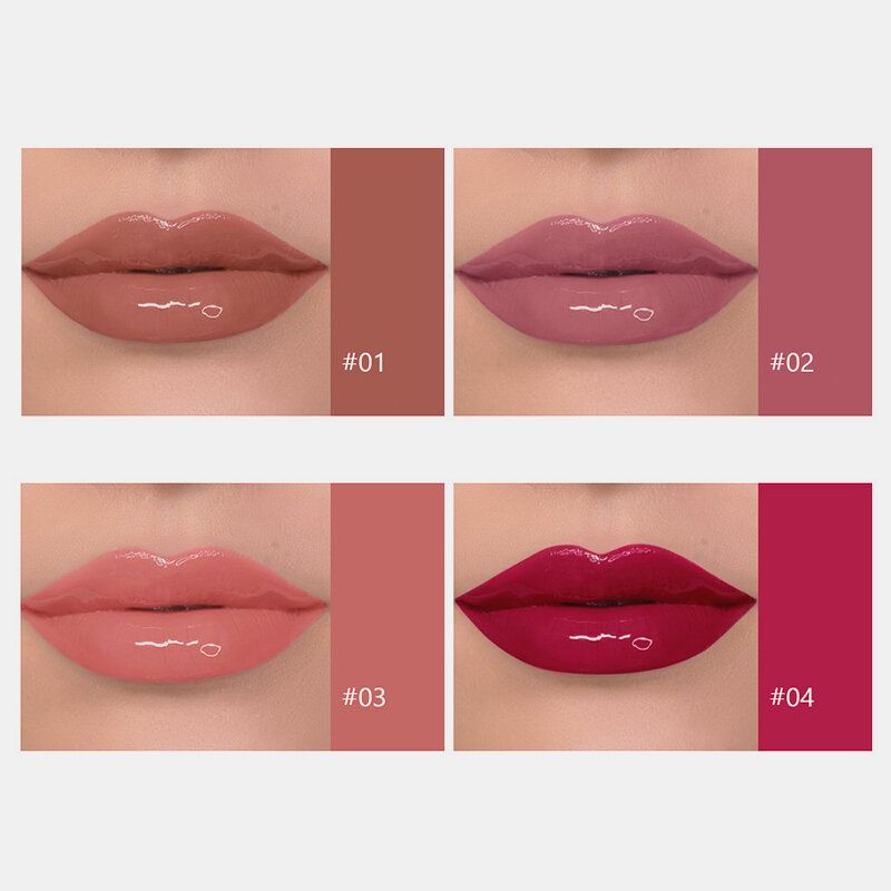 Kompleti Tekućih Sjajila Za Usne Od 4 Komada Prirodna Hidratantna Krema Vodootporna Neljepljiva Čašica Matte Mirror Lip Glaze Kit