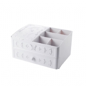 Kutija Za Pohranu Kozmetike S Europskim Stereo Uzorkom Organizator Šminke Otporan Na Prašinu S Poklopcem Za Proizvode Za Njegu Kože