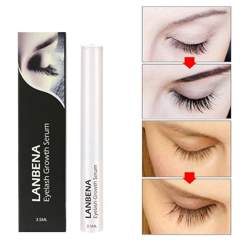 Lanbena Eyelash Growth Treatments Serum Liquid Eyelashes Enhancer Eye Curling Thick Lengtheni