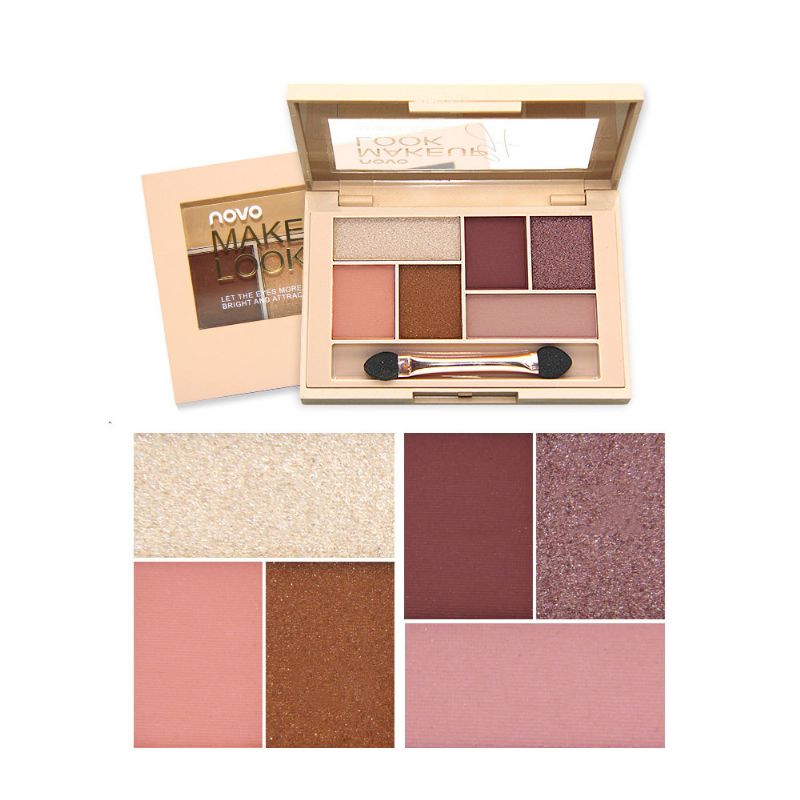 Matte Ground Eye Shadow Disc Silky Six Eyeshadow Pearl Light Color Eye Alat Za Šminkanje Za Početnike