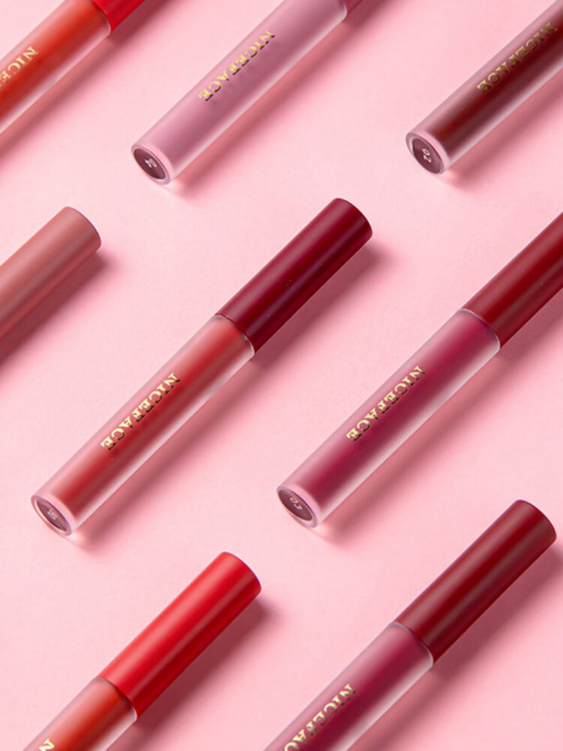 Matte Lip Glaze Set Od 6 Komada Baršunasta Neljepljiva Čašica Vodootporno Sjajilo Za Usne Šminka Za