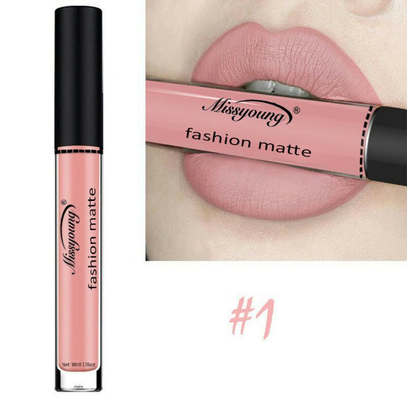 Missyoung Matte Liquid Lipstick Sjajilo Za Usne Šminka Za Vodootporno Dugotrajno Za