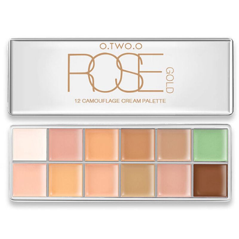 O.two.o 12 Boja Makeup Concealer Palette Contour Acne Cover Cream Dugotrajni Vodootporni Korektor