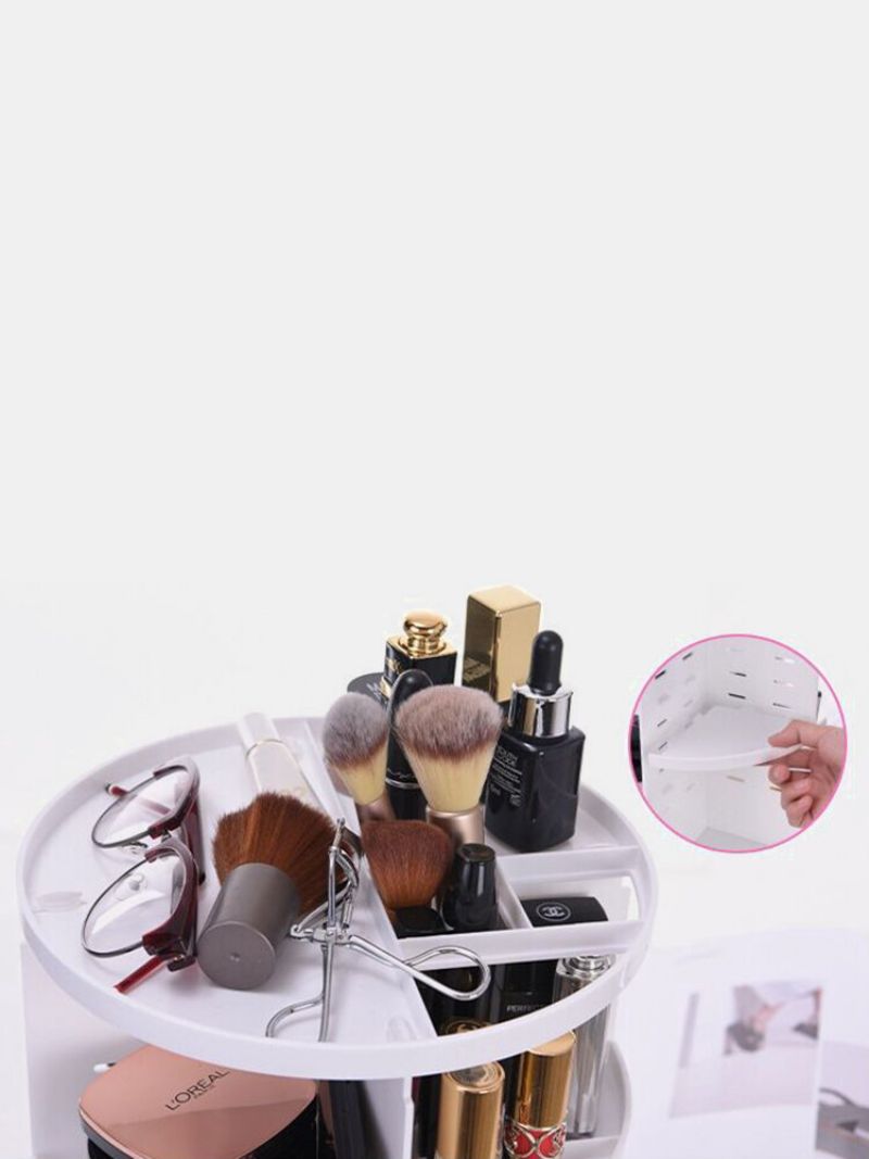 Rotirajući Organizator Šminke Za 360 Odvojiva Višenamjenska Kutija Za Pohranjivanje Kozmetike