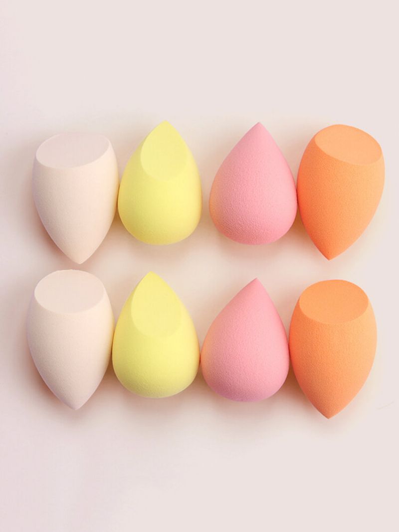 Set Od 8 Komada Beauty Eggs Mokro-suhi Dvonamjenski Puder U Prahu Rumenilo U Pufnu