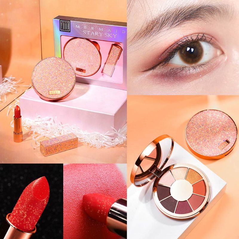 Star Sky Beauty Set Box Student Fairy Eye Shadow Disc Internet Explosion Gift Box Set