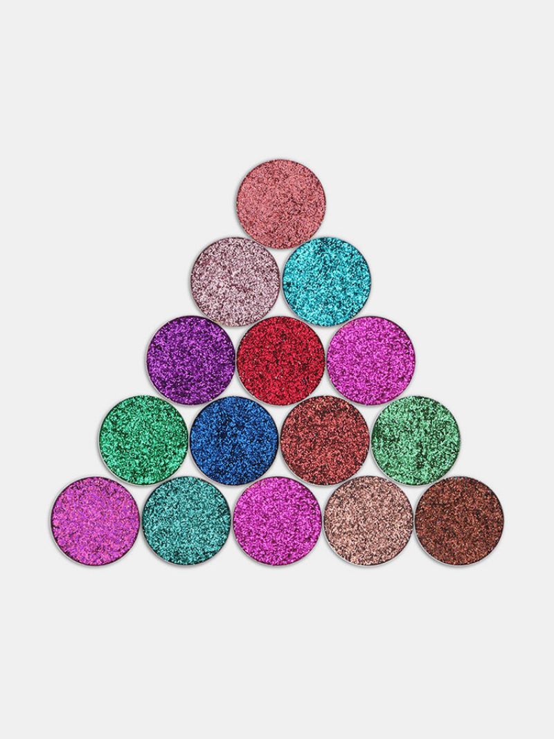 Tz Pressed Glitters Single Eyeshadow Diamond Rainbow Eyes Make Up Kozmetika