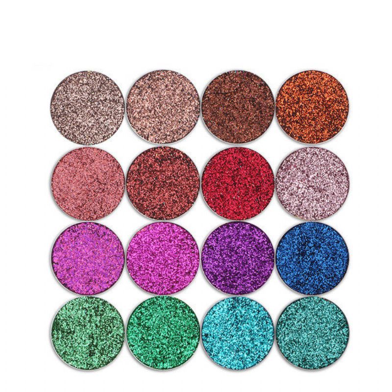 Tz Pressed Glitters Single Eyeshadow Diamond Rainbow Eyes Make Up Kozmetika