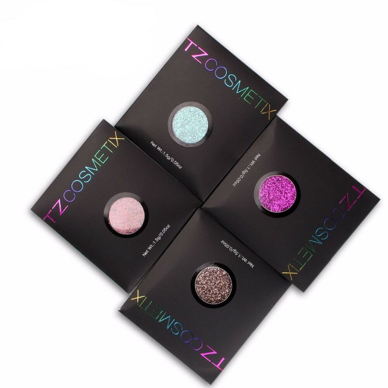 Tz Pressed Glitters Single Eyeshadow Diamond Rainbow Eyes Make Up Kozmetika