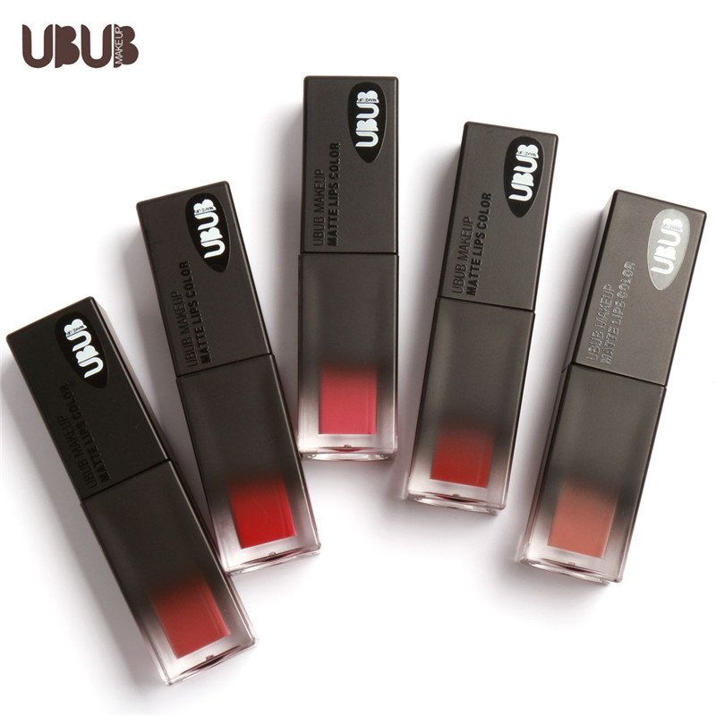 Ubub Matte Lip Gloss Waterproof Beauty Makeup Tekući Ruž Za Usne 10 Boja