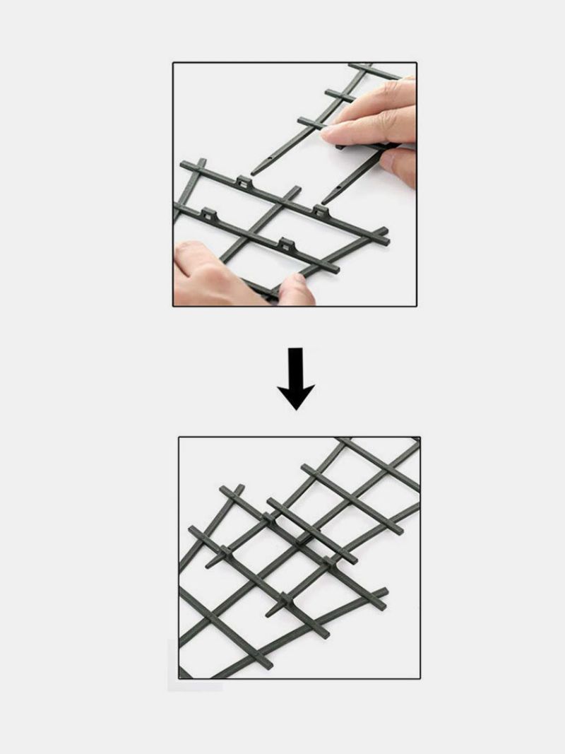 2/4/6/8 Kom Plastični Nosači Za Vrtne Biljke Diy Prstenovi Za Penjanje Cvjetna Loza Stalak Za Balkonske Cvjetne Rešetke