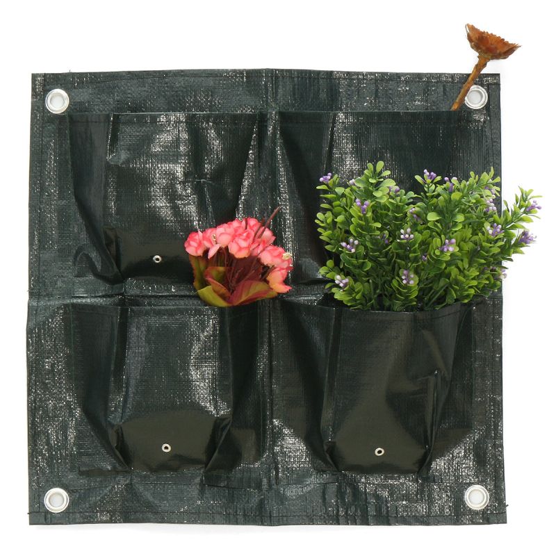 42x42cm 4 Džepa Vrtno Cvijeće Vreća Za Sadnju Biljaka Grow Bags Lonac