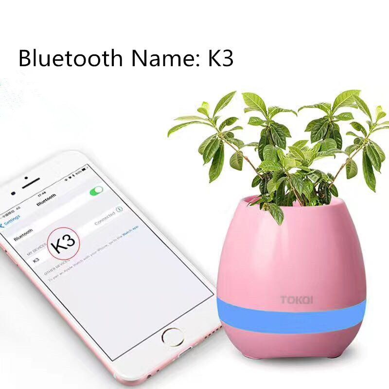 Honana Fgp1 Usb Bluetooth Glazbena Saksija Za Cvijeće S Elektrostatskom Indukcijskom Noćnom Svjetiljkom Za
