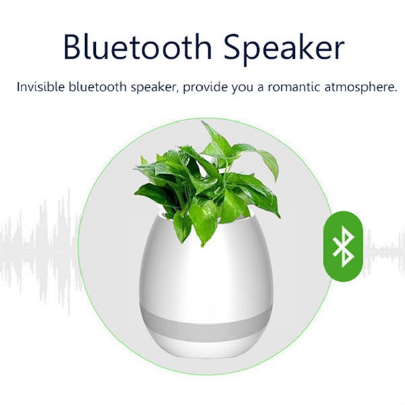 Honana Fgp1 Usb Bluetooth Glazbena Saksija Za Cvijeće S Elektrostatskom Indukcijskom Noćnom Svjetiljkom Za