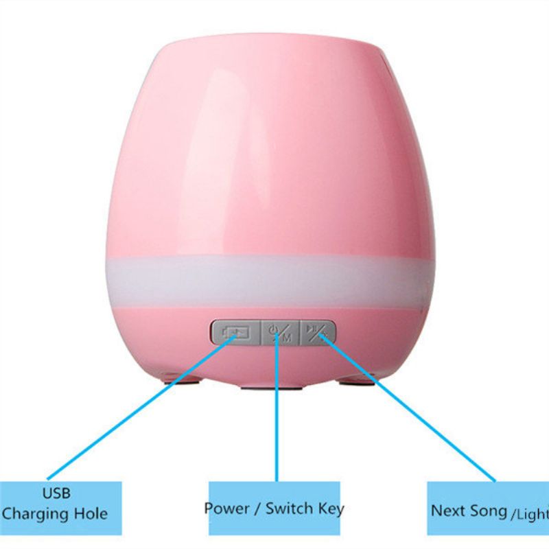 Honana Fgp1 Usb Bluetooth Glazbena Saksija Za Cvijeće S Elektrostatskom Indukcijskom Noćnom Svjetiljkom Za