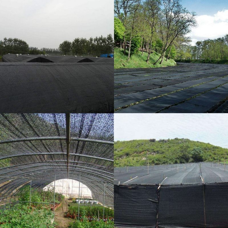 Shatex 140gsm Vanjska Krema Za Zaštitu Od Sunca Roll Cloth 90% Uv Blok 6x15ft Black Garden Growing