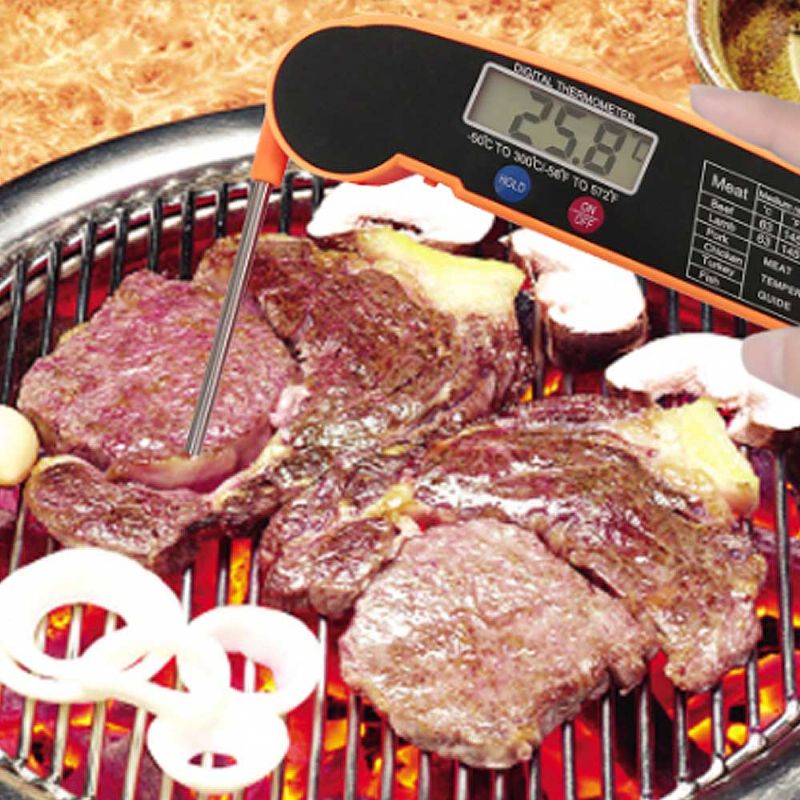 Termometar Za Meso Brzi Veliki Lcd Digitalni Za Hranu Za Kuhinju Kuhanje Na Otvorenom Roštilj