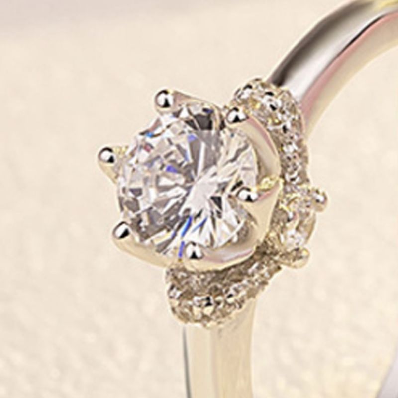 Prsten Od Sterling Srebra Za Prst Jednostavne Geometrije Vjenčani Od Čistog S925 S Nakitom Moderni Prstenovi Za Par Dijamantni